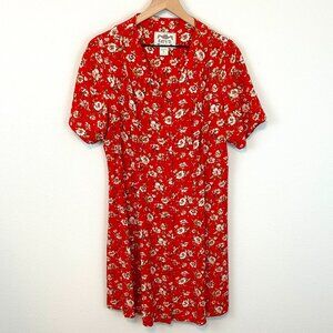Katy D 90s Vintage Floral Dress Size 14